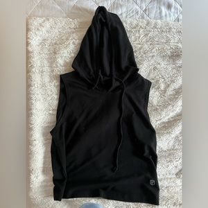 Black Born Primitive Sleeve-less Hooded Shirt